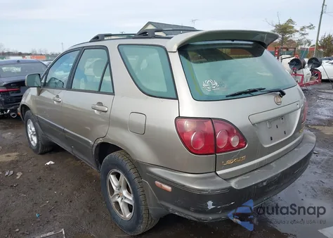 2000 Lexus Rx 300 z USA, uszkodzony, nr VIN JT6HF10U5Y0142213
